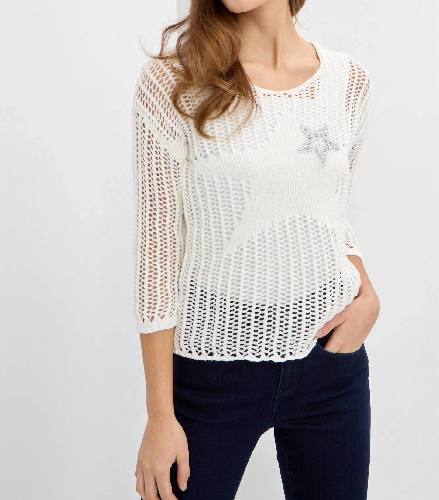 Frank Lyman - Scoop Neck Knit Top