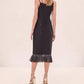 Alexis - Naturi Embroidered Midi Dress
