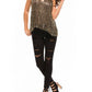 Parker - Fallon Sequin V-neck Top