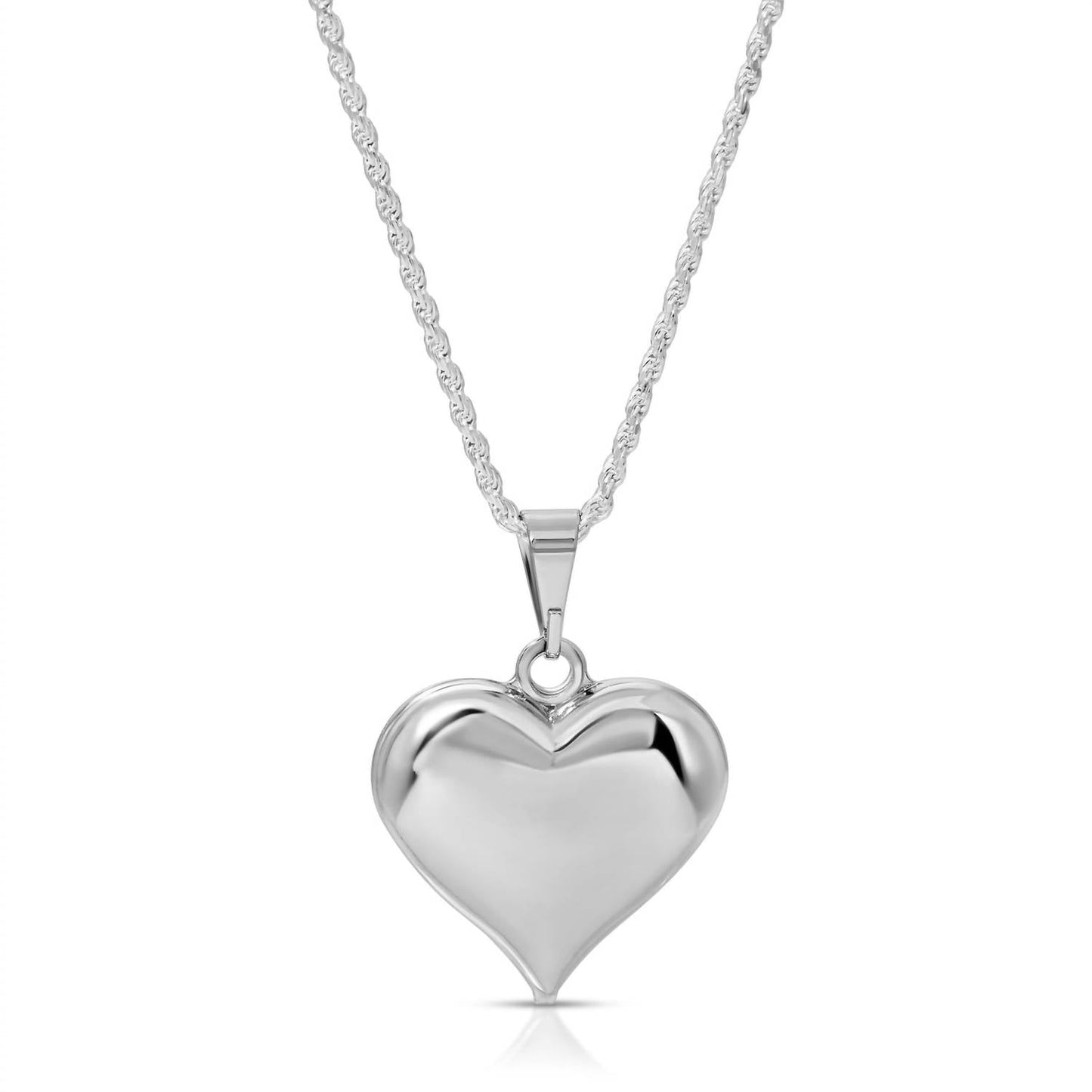 Joy Dravecky - Puffy Heart Necklace