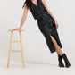 Vintage Havana - Leather Vest And Skirt Set