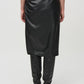 Joseph Ribkoff - Faux Leather High-waist Midi Pencil Skirt