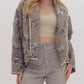 Entro - Layers Of Love Floral Quilted Jacket
