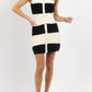 2.7 August Apparel - Elise Striped Knit Dress