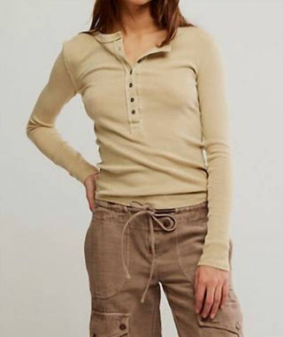 Free People - Jamie Henley Long Sleeve Top