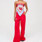 For Love & Lemons - I Love You Scarf Top