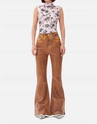 Ganni - Blusa Estampada Floral