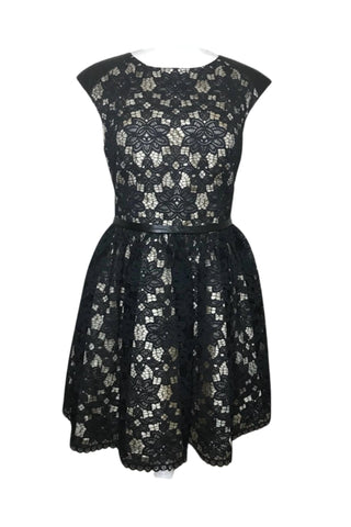 Jovani - Vestido de renda floral