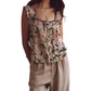 The Great. - Victorian Pleat Tank Top