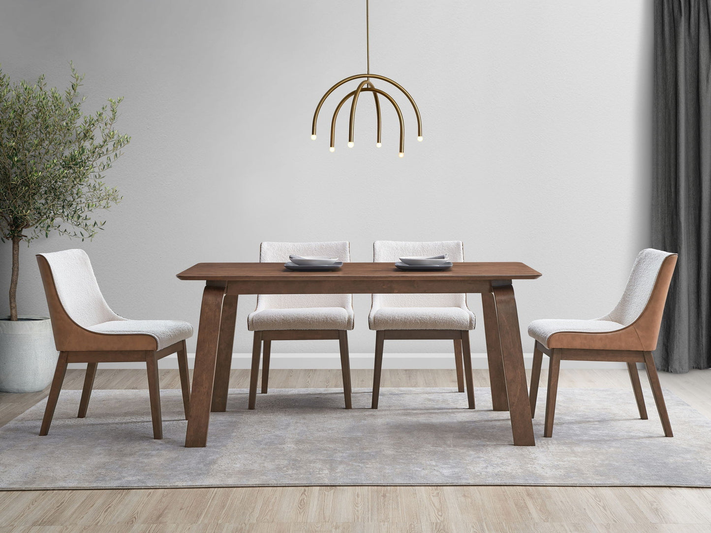Ginny Walnut Dining Table