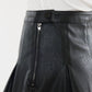 Kancan - Milicent Mid Rise Faux Leather Skirt