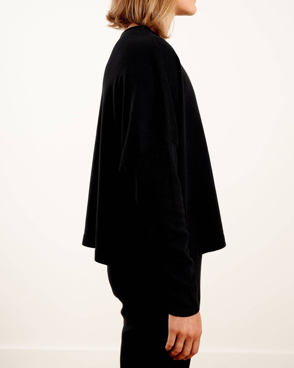 Grp1 Knits - Oversized Cropped Pullover Sweater