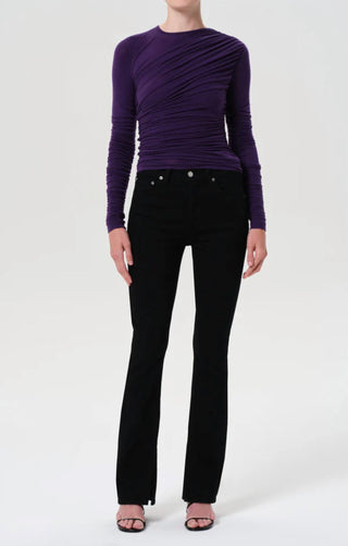 Agolde - Ingram Split High-rise Skinny Jeans