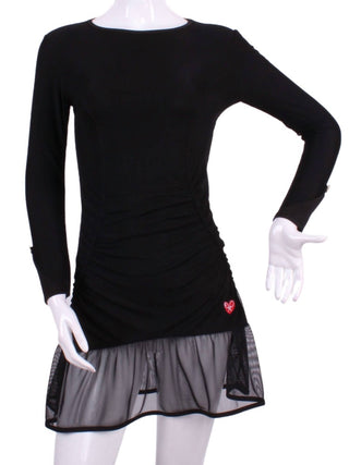 Love Love Tennis - Vestido de tênis Monroe Mesh de manga comprida
