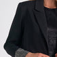 Elan - JACKET WITH RHINESTONE SLEEVE DETAIL