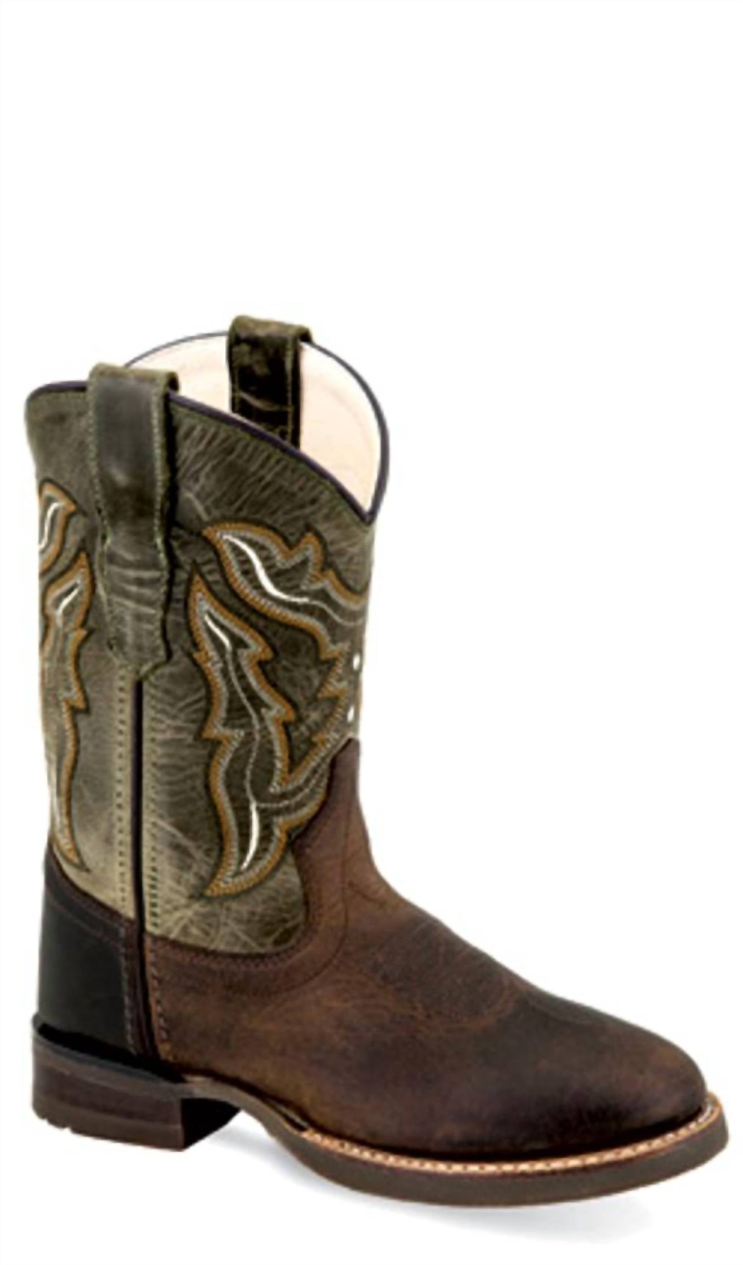Old West - Youth Round Toe Boots