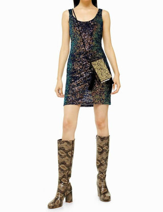 Topshop - Vestido curto justo com lantejoulas e sereia