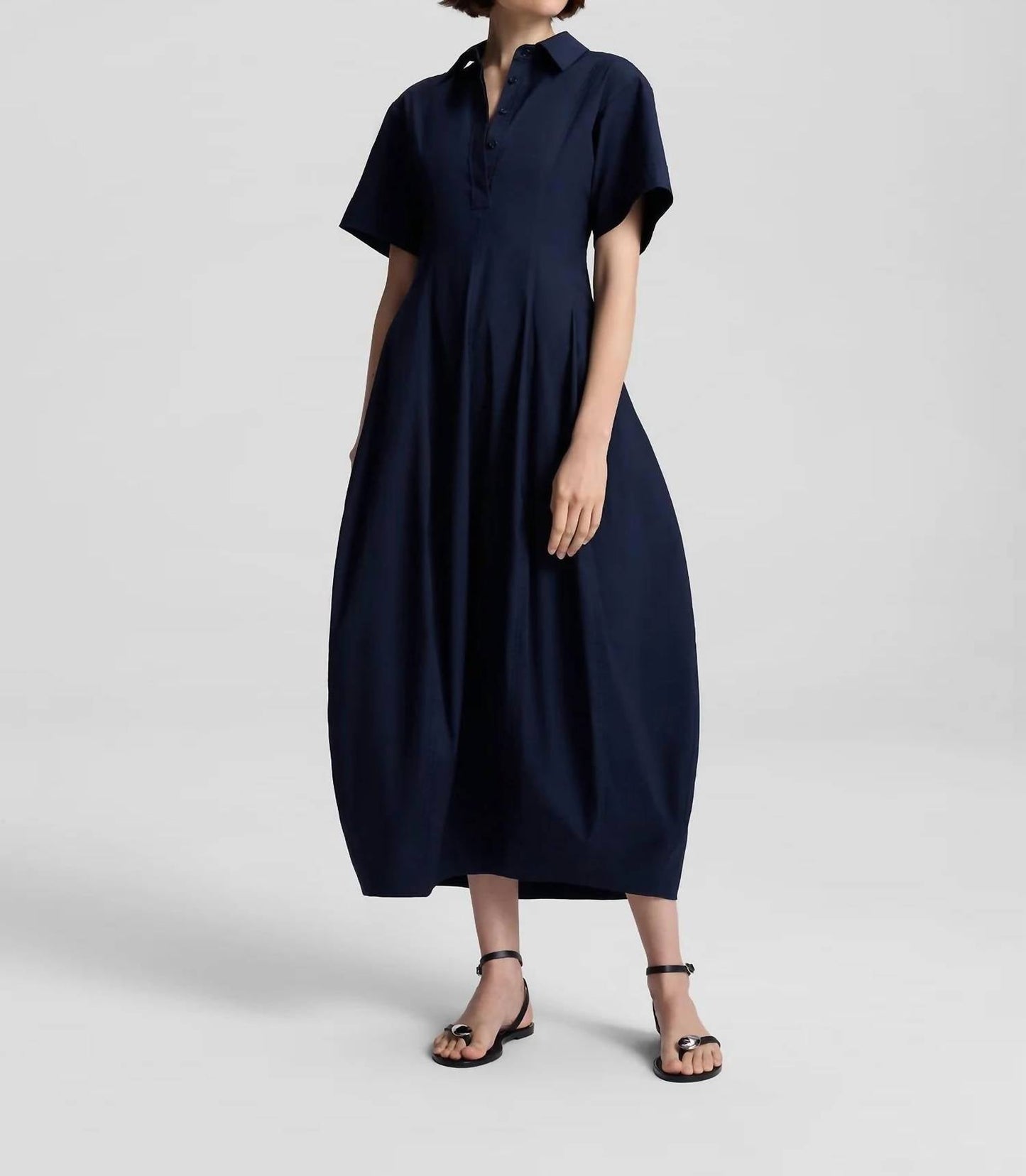 A.L.C. - Della Stretch Cotton Midi Dress