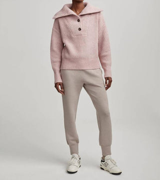 Varley - Peverel Button Placket Knit Sweater