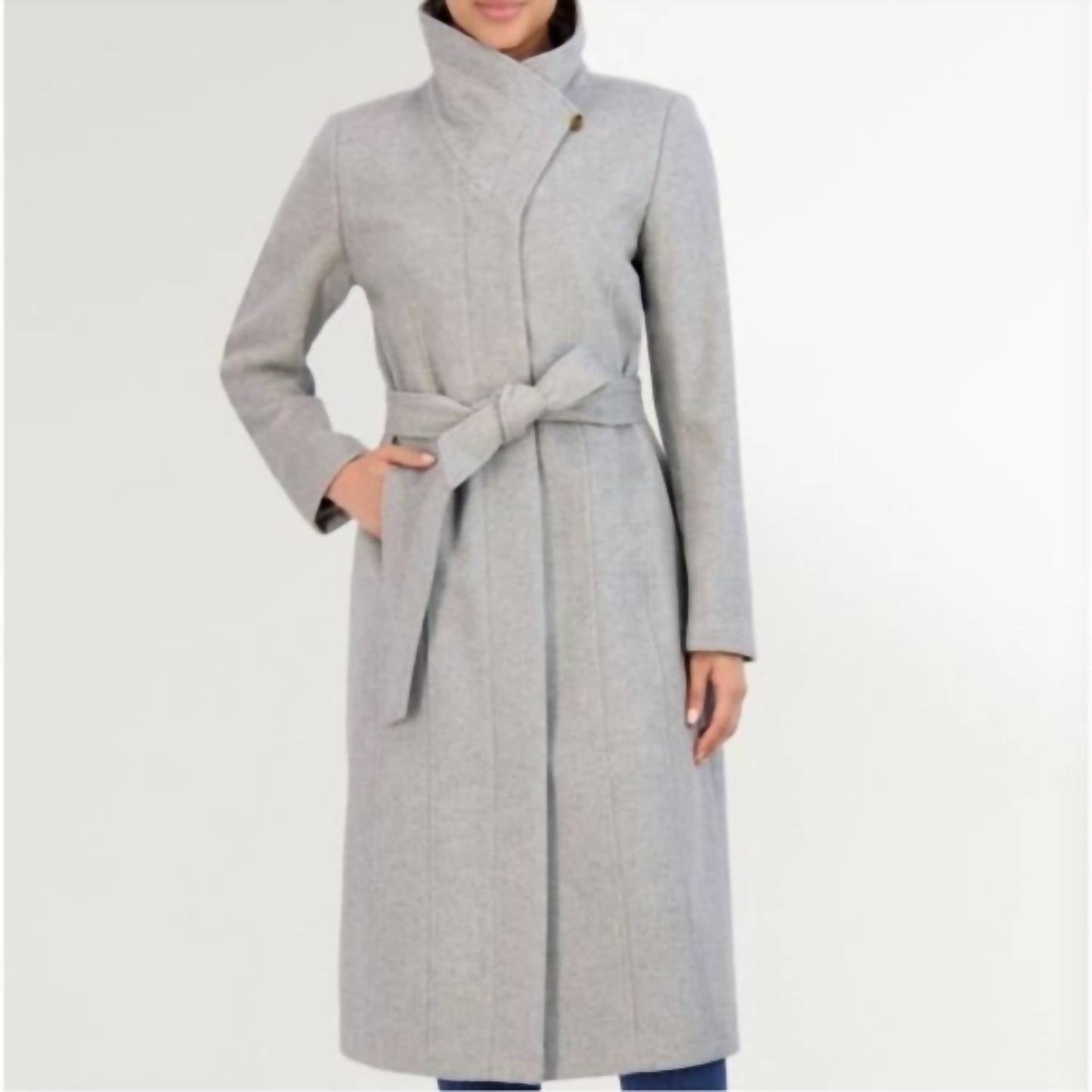 Cole Haan - Slick Belted Long Coat