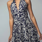 Urban Daizy - Halter Tiered Maxi Dress