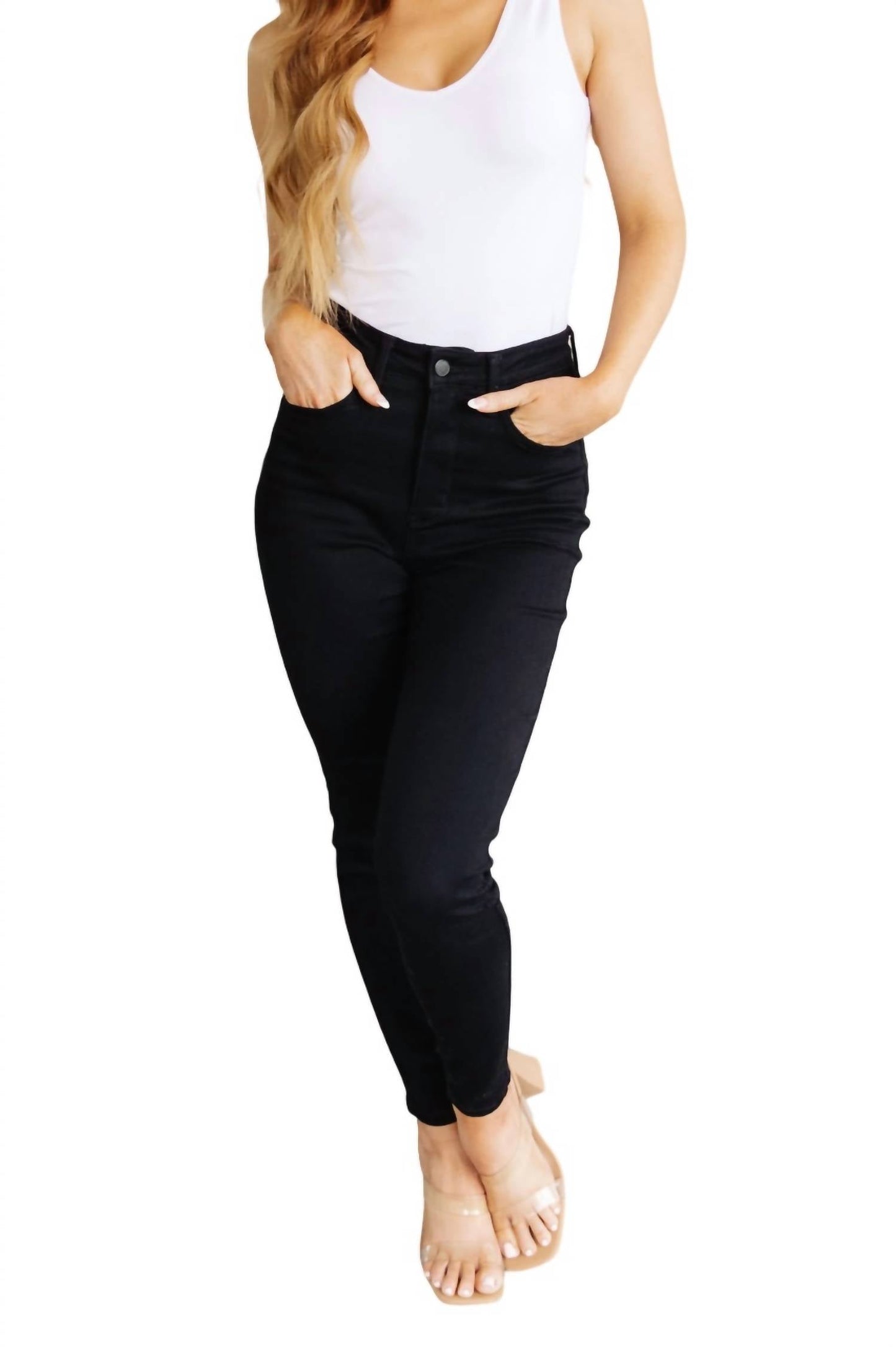 Judy Blue - High Rise Control Top Classic Skinny Jeans