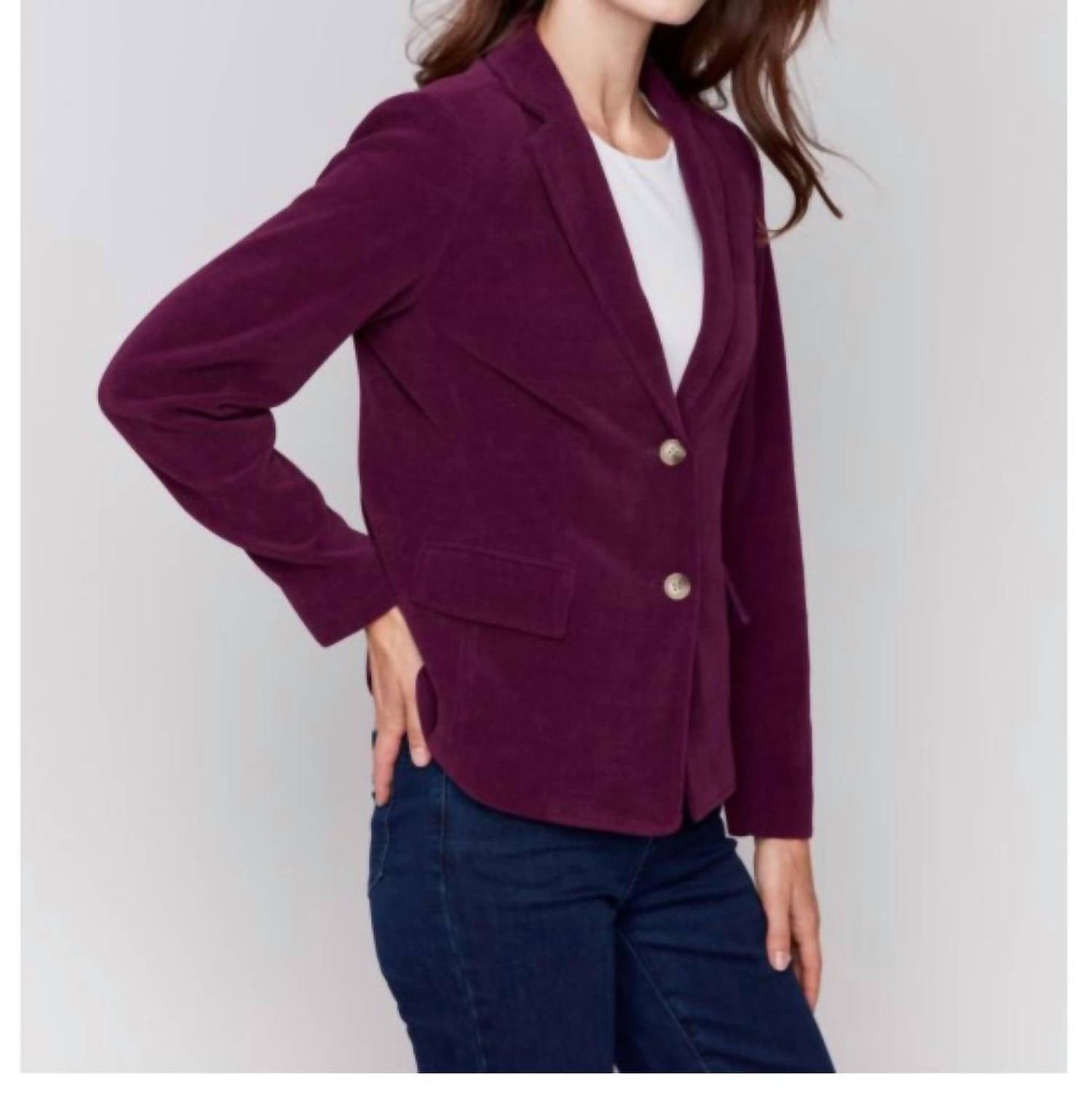 Charlie B - Knit Corduroy Blazer
