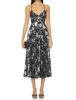 Astr - Saoirse Pleated Midi Dress