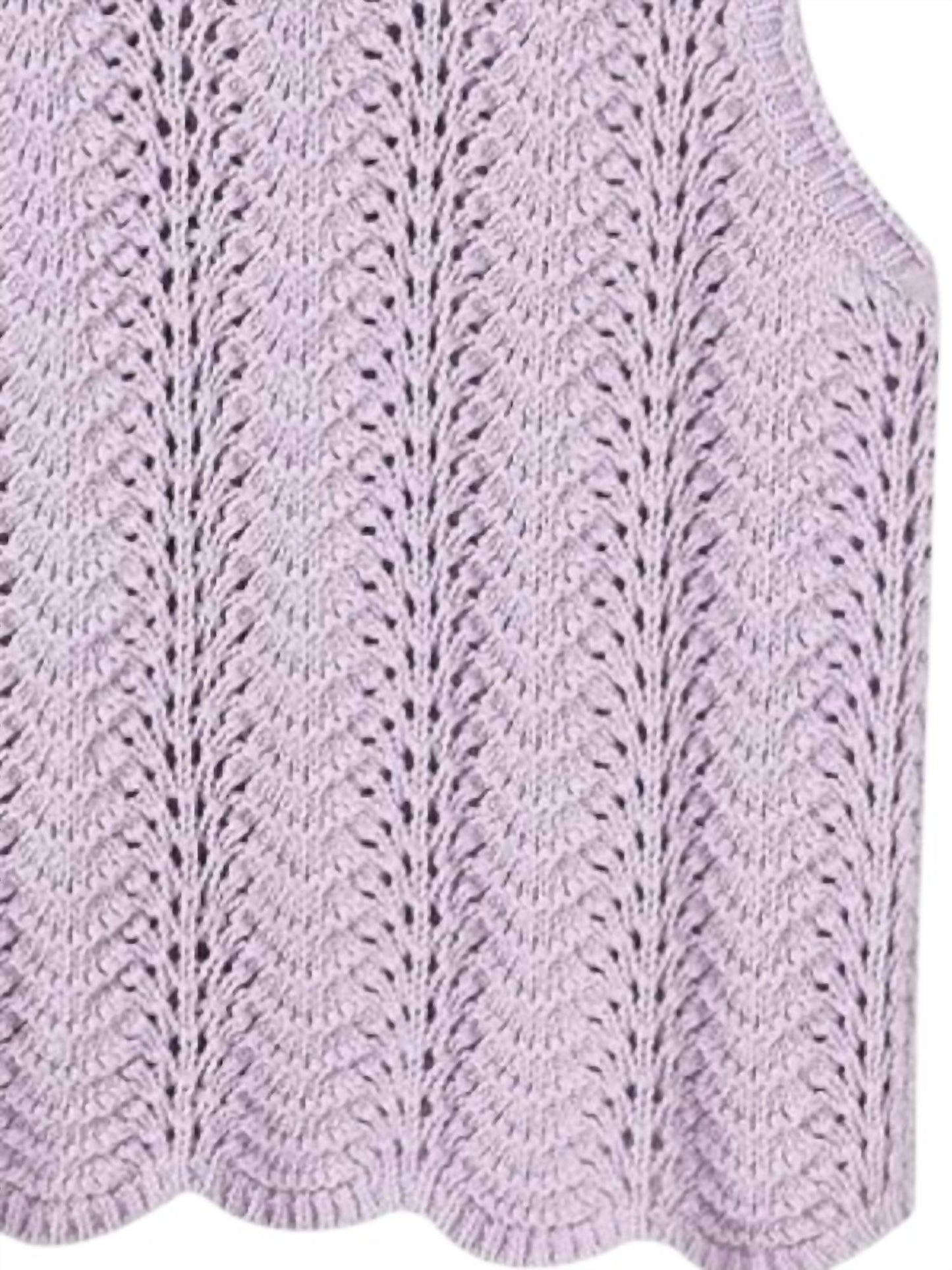 27 Miles Malibu - Women's Anora Crochet Sweater Vest