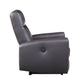 Blane Top Grain Leather Match Power Motion Recliner - Brown
