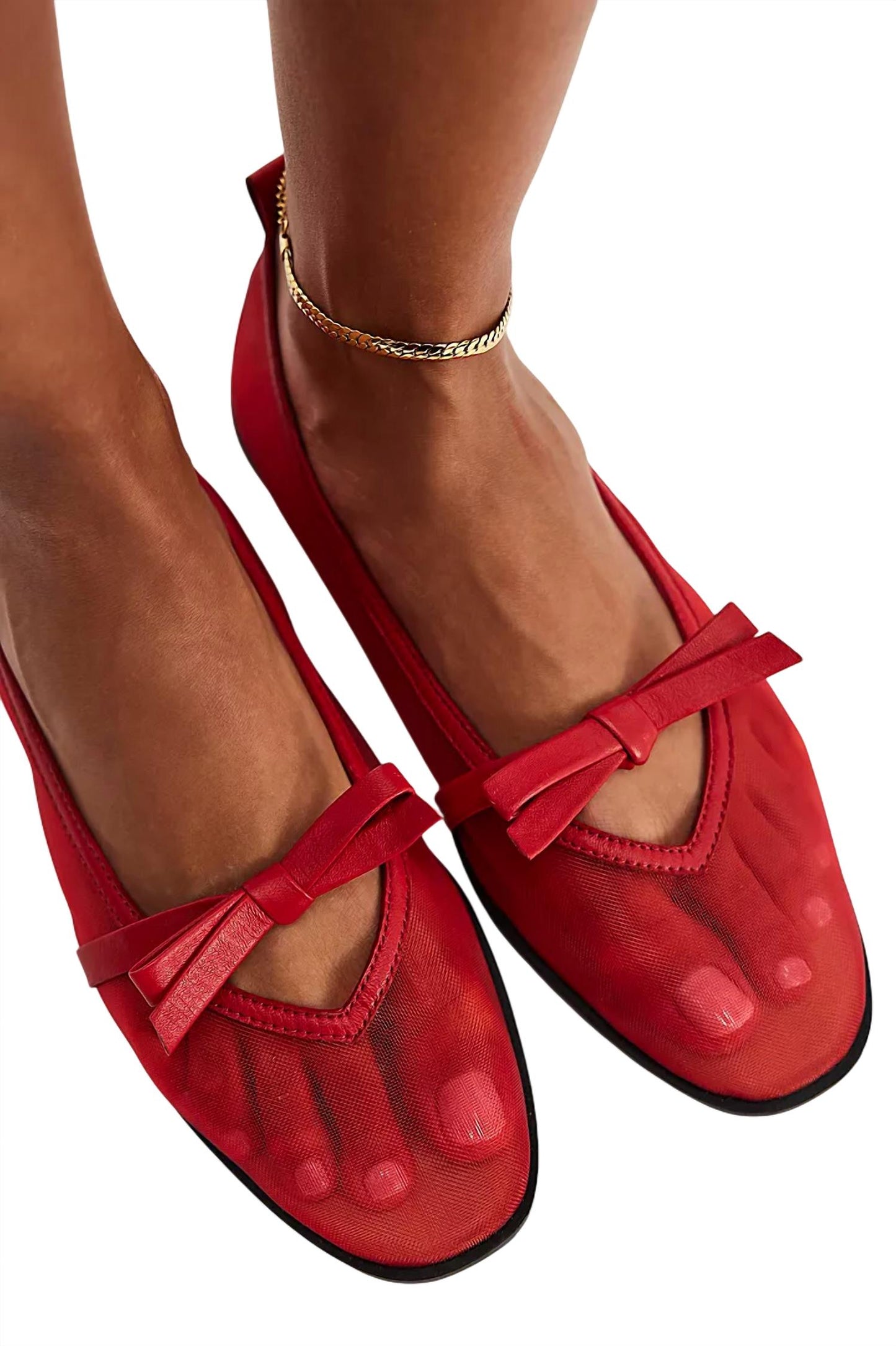 Free People - Mesh Mania Bow Flats