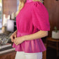 Entro - Prep School Peplum Top