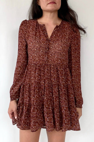 124 Voltaire - Vestido Babydoll de Chiffon Hey Girl