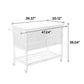 Outdoor Wicker Bar Cart