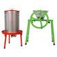 Hydraulic Fruit Wine Press With Apple Crusher - Green