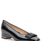 Ara - Women Garnet Crinkle Patent Leather Bow Pumps