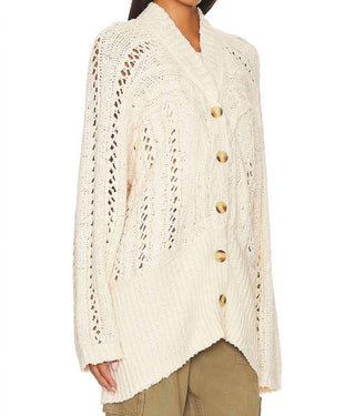 Free People - suéter cardigan com cabo