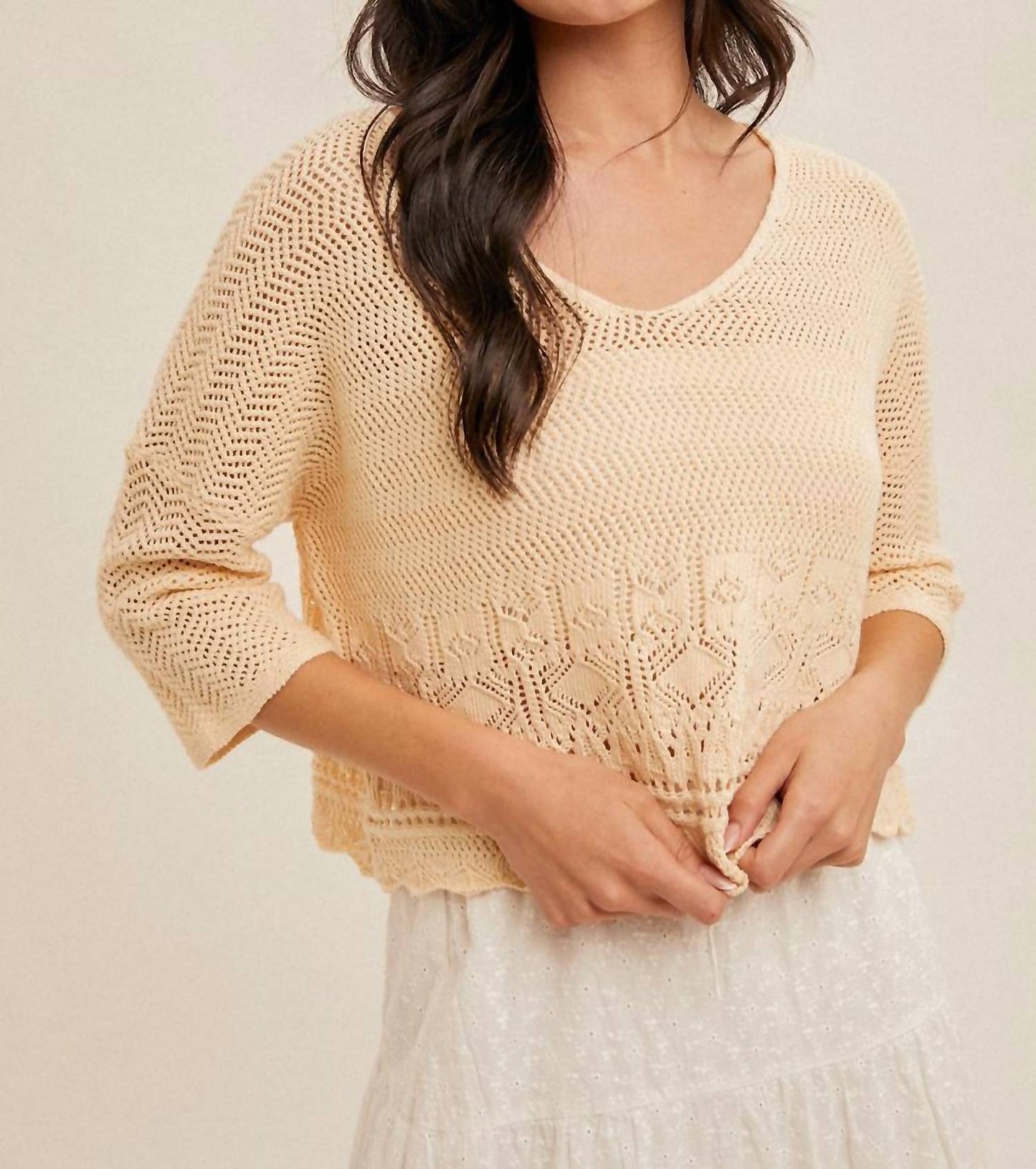 Hem & Thread - Meagan V-neck Sweater