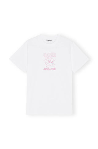 Ganni - Camiseta unissex Science Bunny