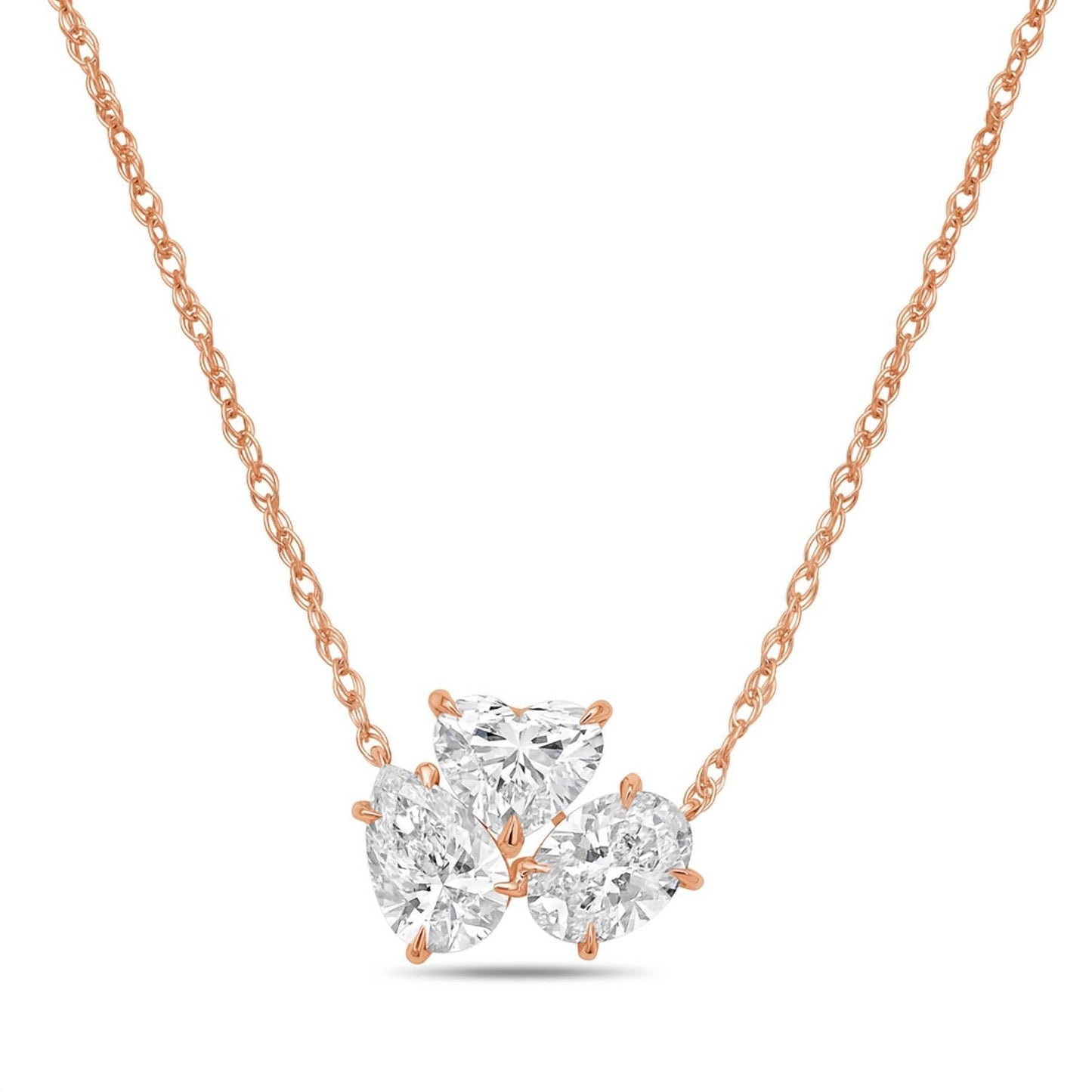 Diana M Jewels - Women's Lab Grown Diamond Pendant Necklace