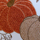 Embroidered Harvest Pumpkin Pillow – Autumn Harvest Accent Cushion