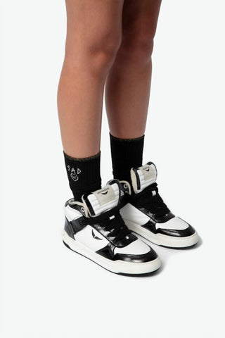 Zadig &amp; Voltaire - Tênis de cano alto feminino Wings