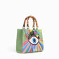 America & Beyond - Women's Groovy Evil Eye Handbag