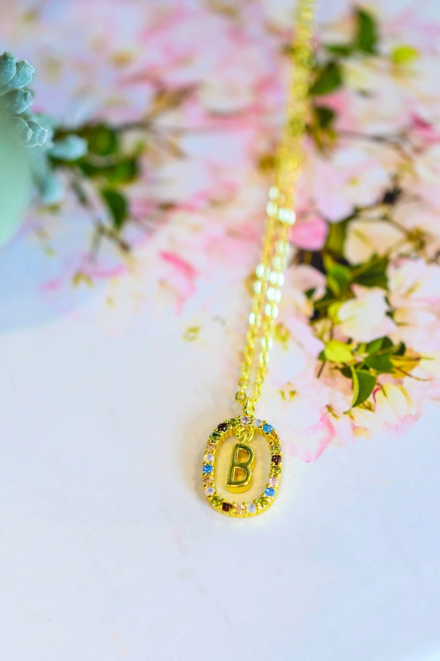 123 Amore - Mi Amor Dipped Initial Necklace