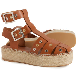 Free People - Sandálias femininas tipo alpargata gladiadora Gable