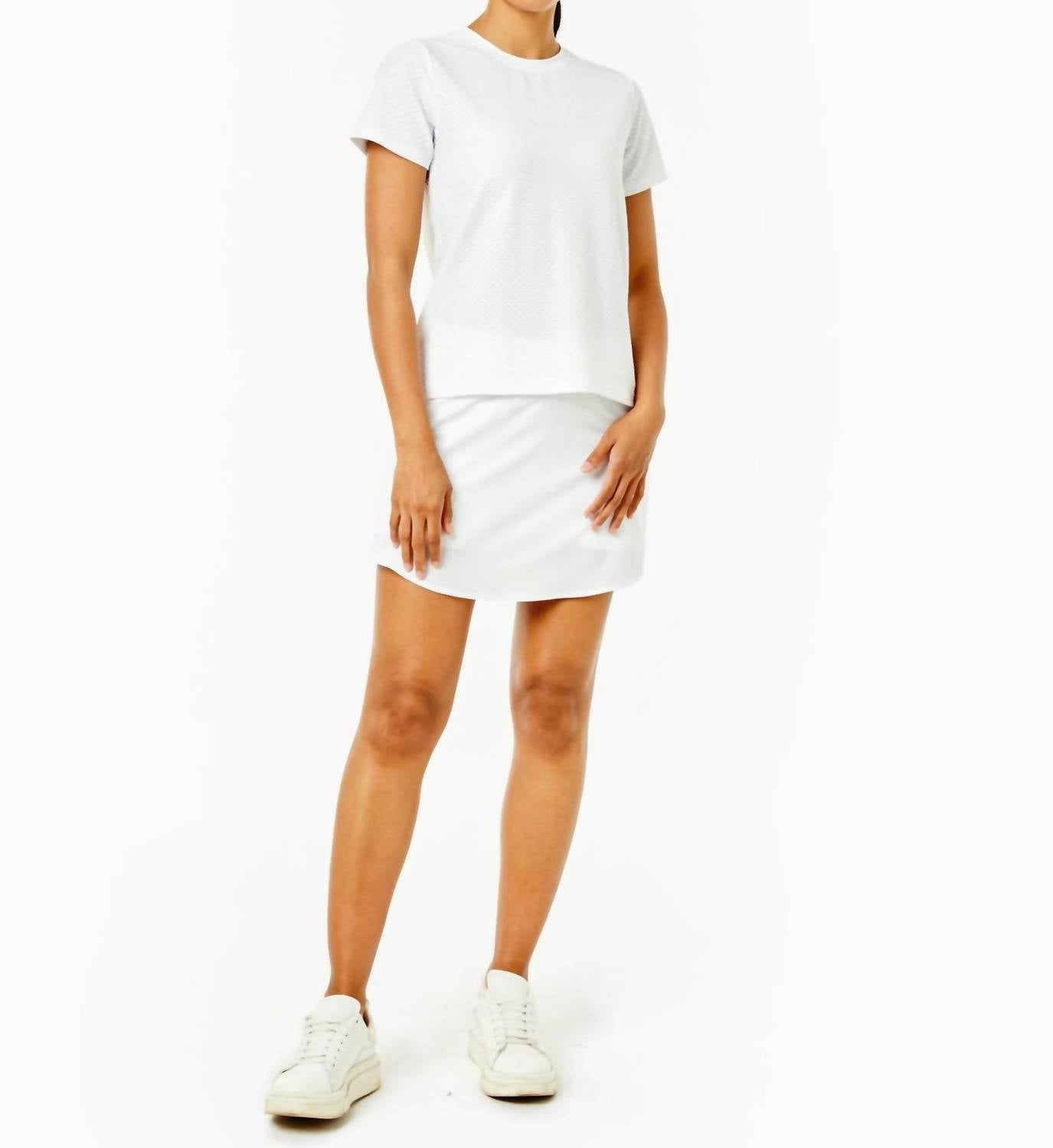 Addison Bay - Walnut Short Sleeve Top