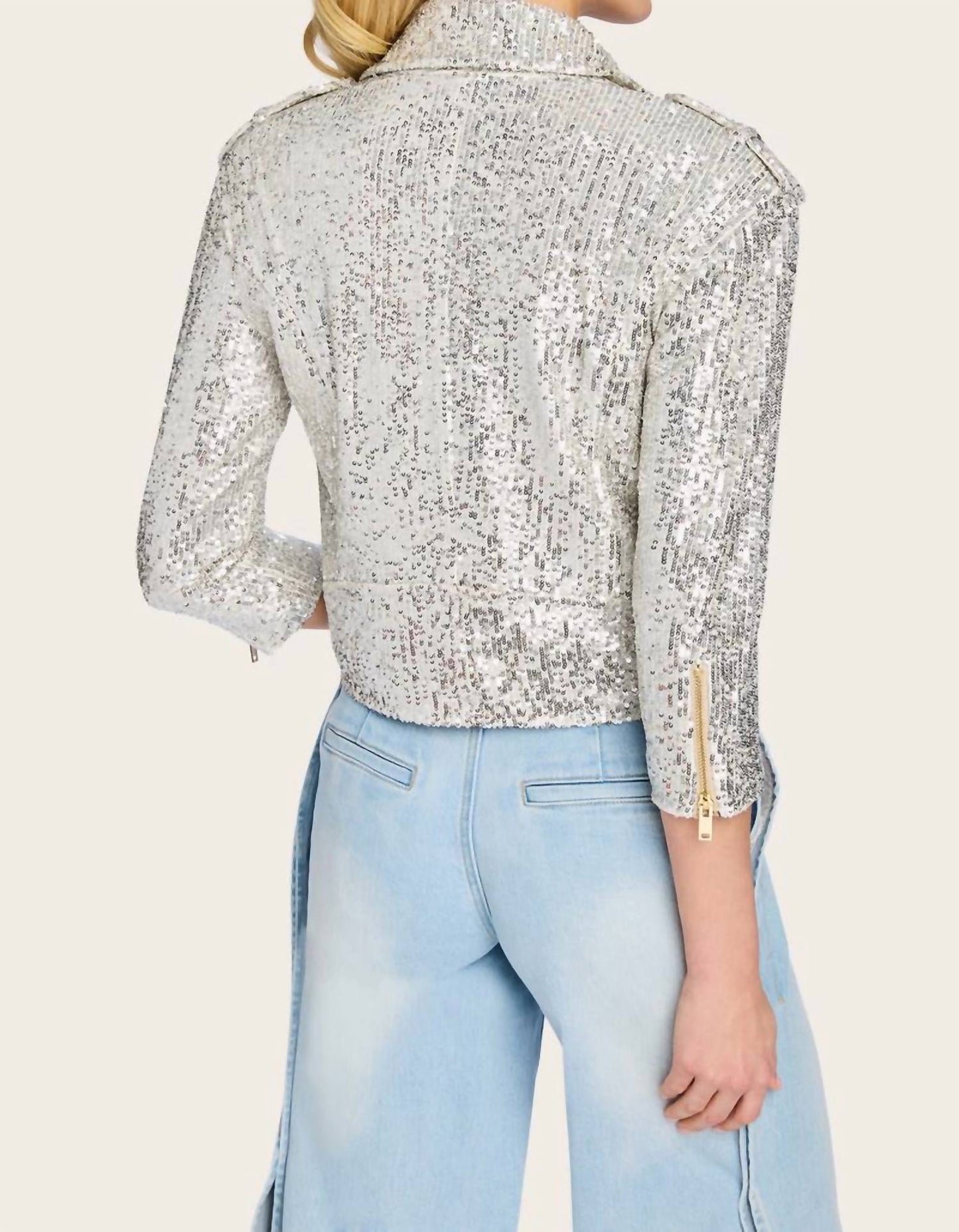 Generation Love - Crawford Sequin Moto Jacket
