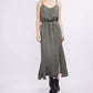 Self Contrast - Amaya Slit Midi Skirt