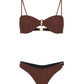 Nelblu - Women's Ondas Crinkle Cheeky Bikini Bottom