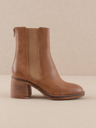 Oasis Society - Botas de salto Chelsea Olivia femininas